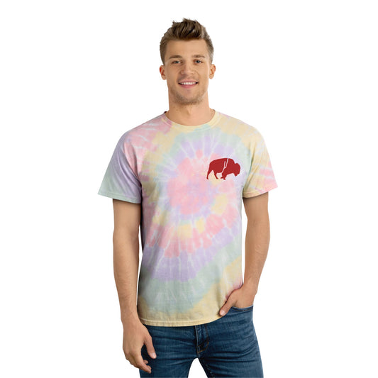QKA Bills Backers Groovy Tie-Dye Design Tee