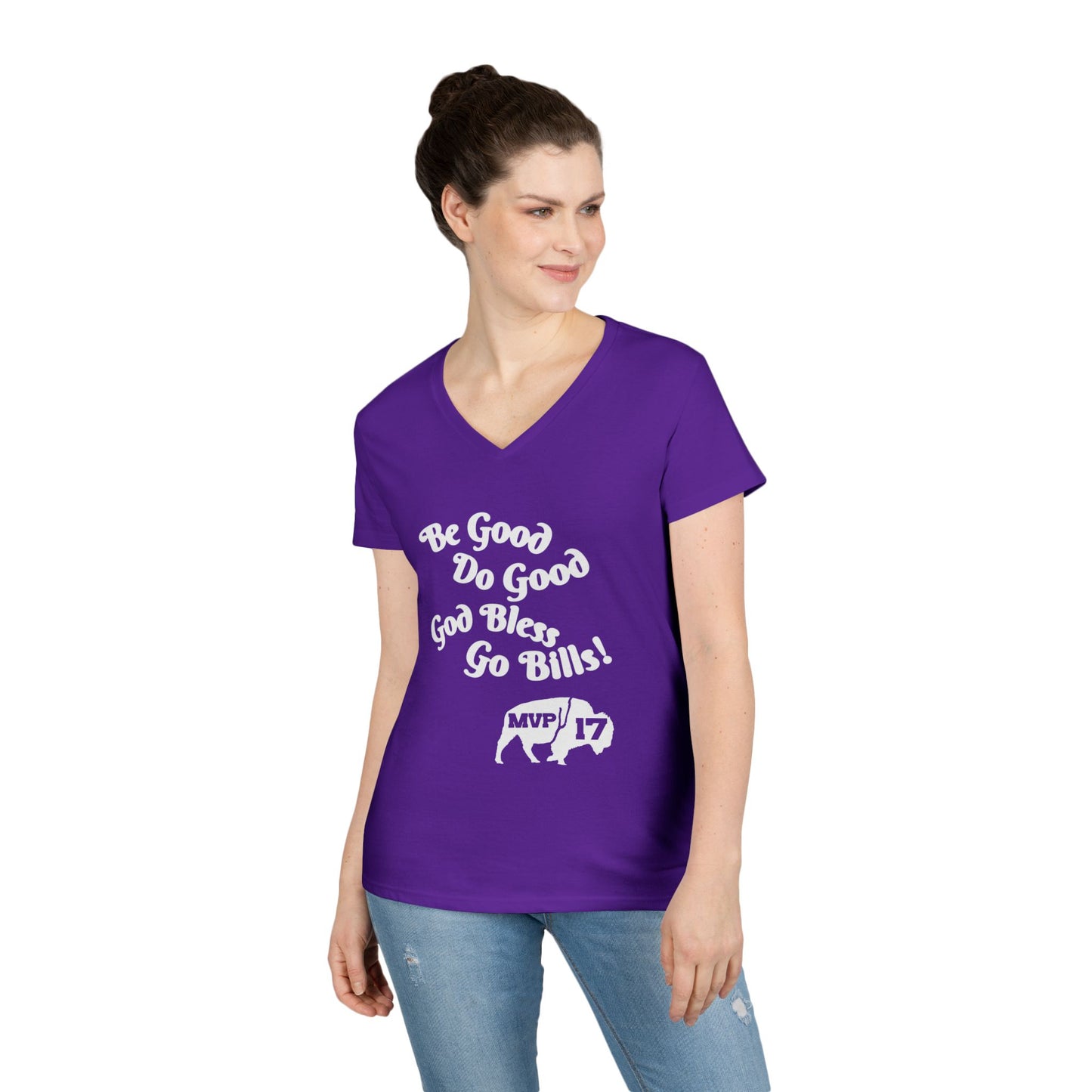 MVP 17 Be Good. Do Good. V-Neck Tee
