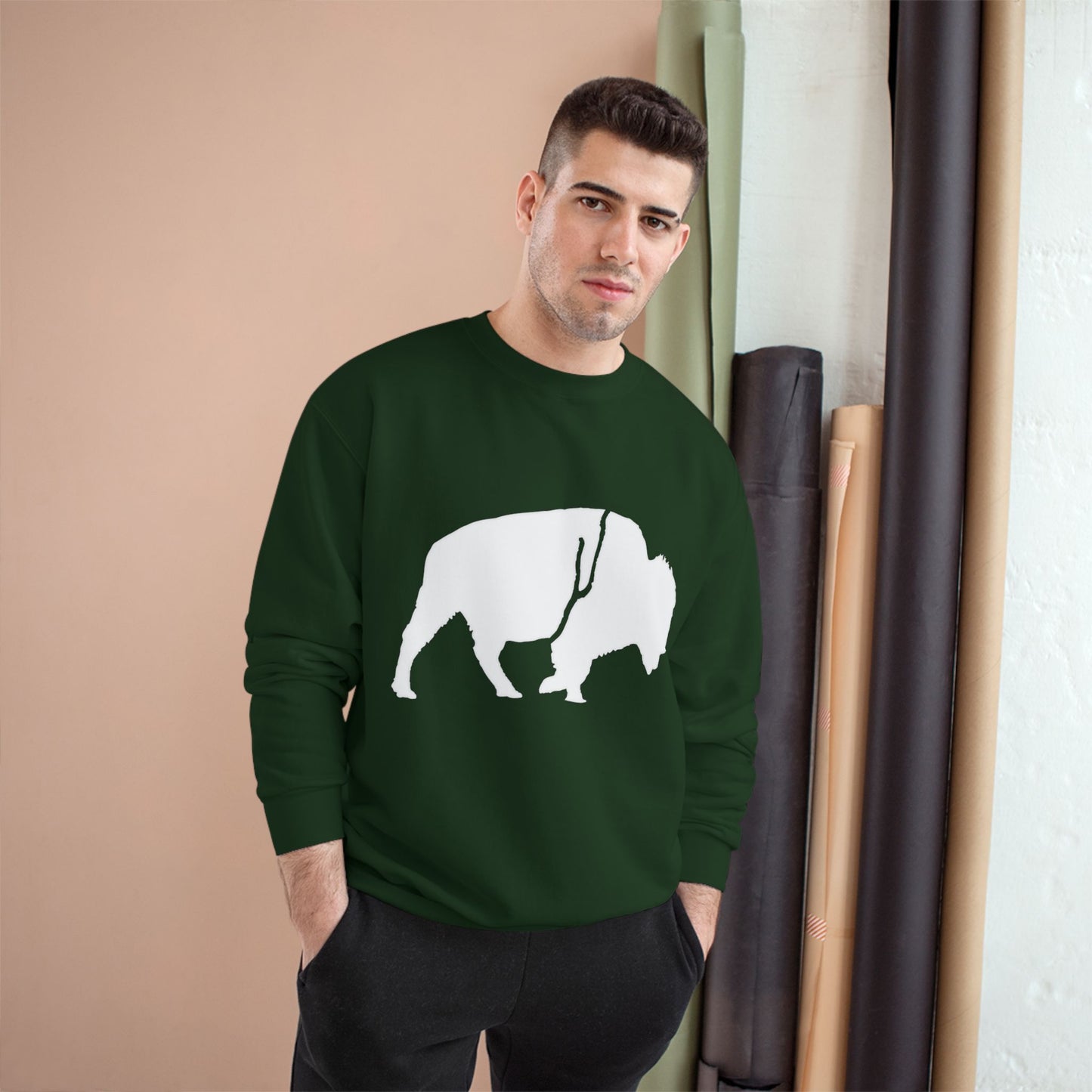 Standing Buffalo Winter Sweatshirt