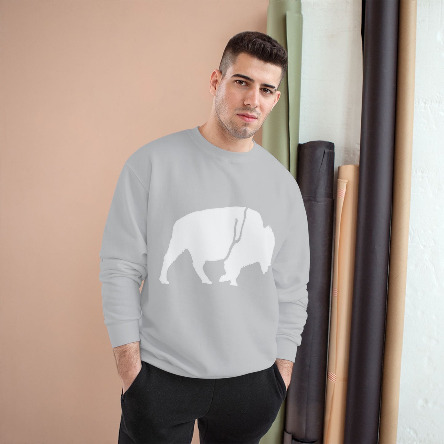 Standing Buffalo Winter Sweatshirt