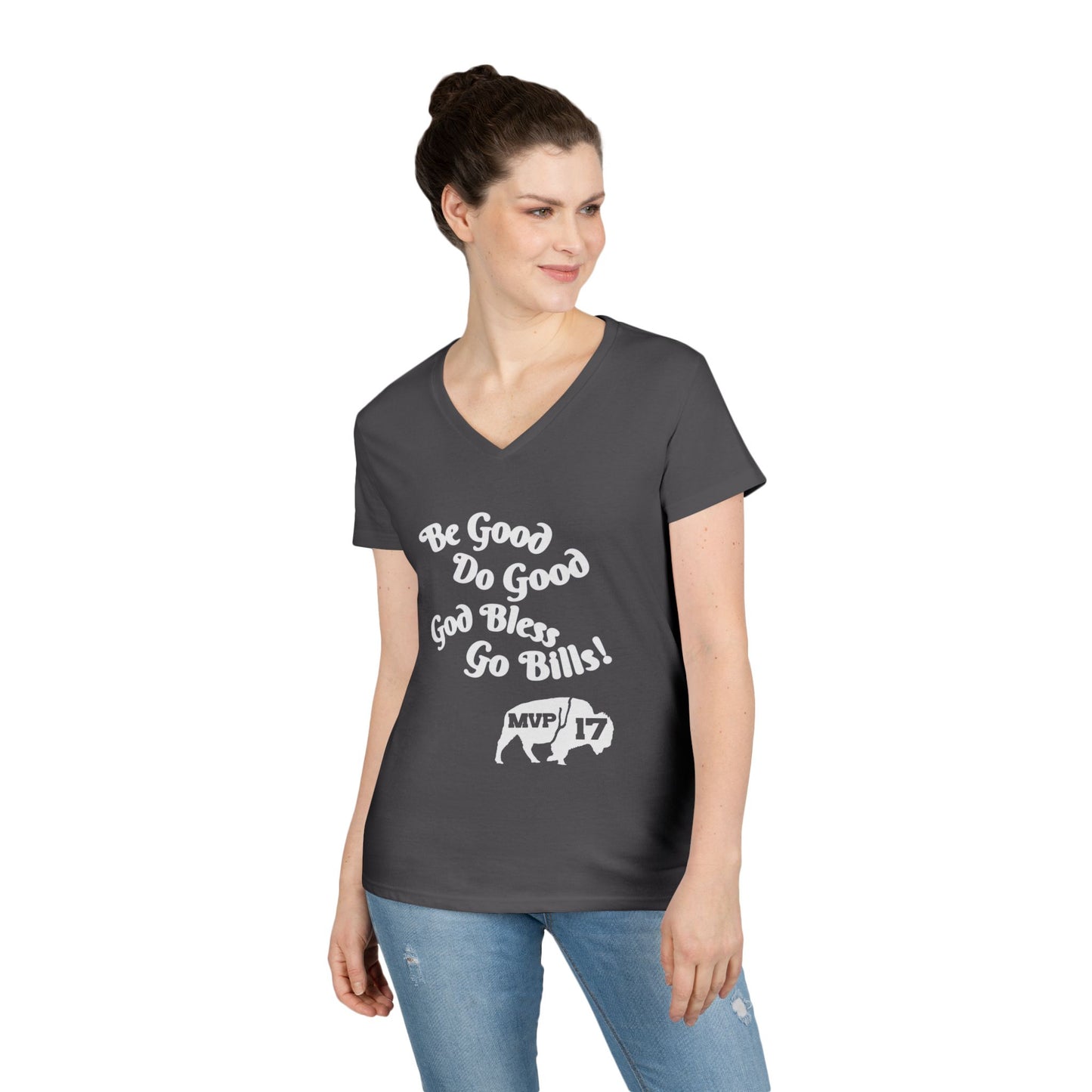 MVP 17 Be Good. Do Good. V-Neck Tee