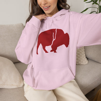 QKA Bills Backers Standing Buffalo Hoodie