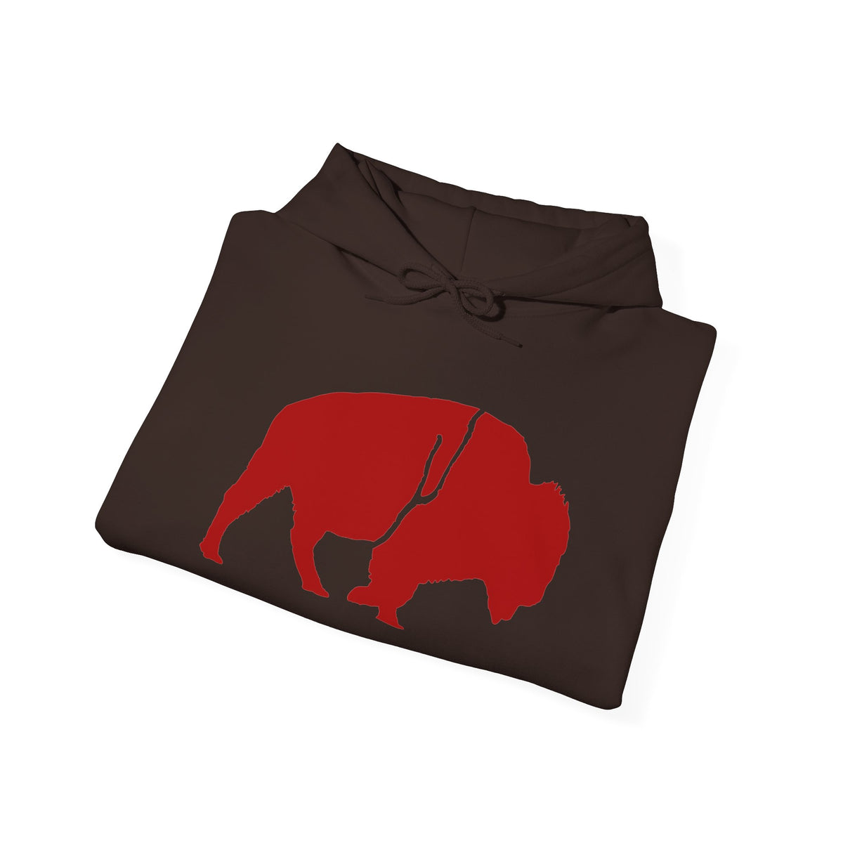 QKA Bills Backers Standing Buffalo Hoodie