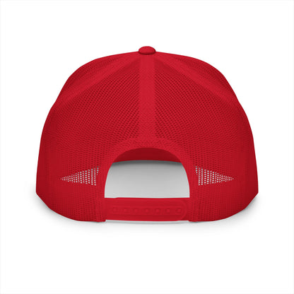 QKA Bills Backers Red Glitter Standing Buffalo Trucker Cap