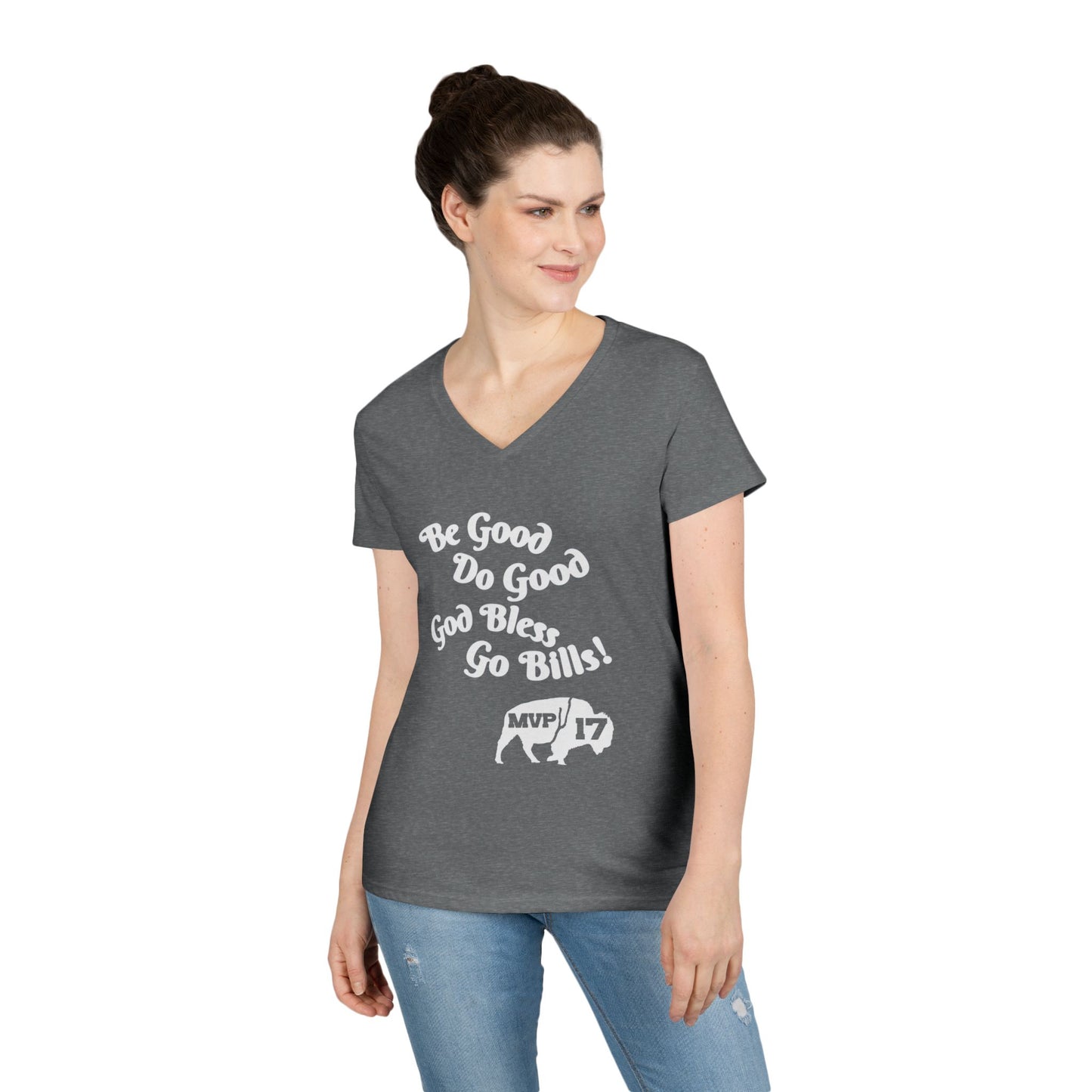 MVP 17 Be Good. Do Good. V-Neck Tee