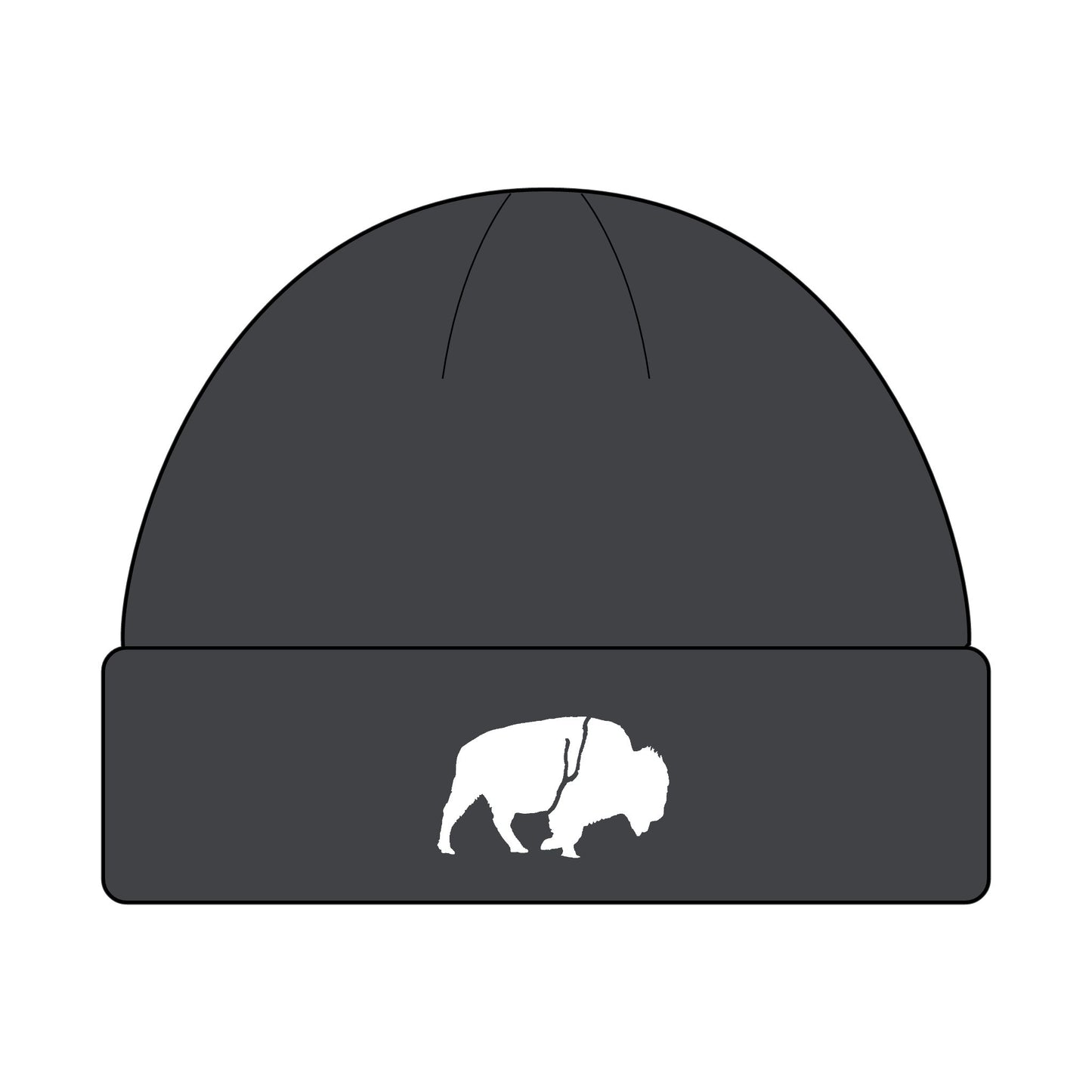 QKA Standing Buffalo Cuff Beanie