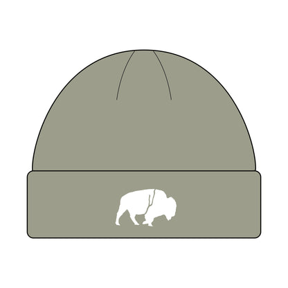 QKA Standing Buffalo Cuff Beanie