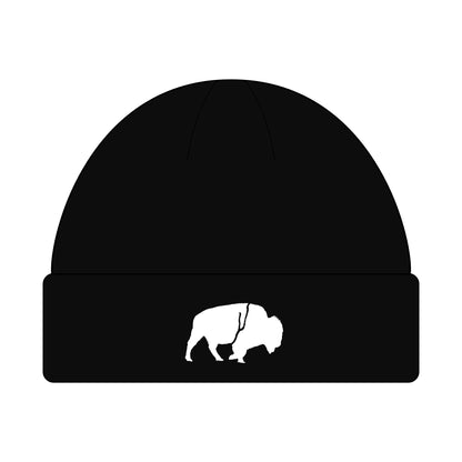 QKA Standing Buffalo Cuff Beanie