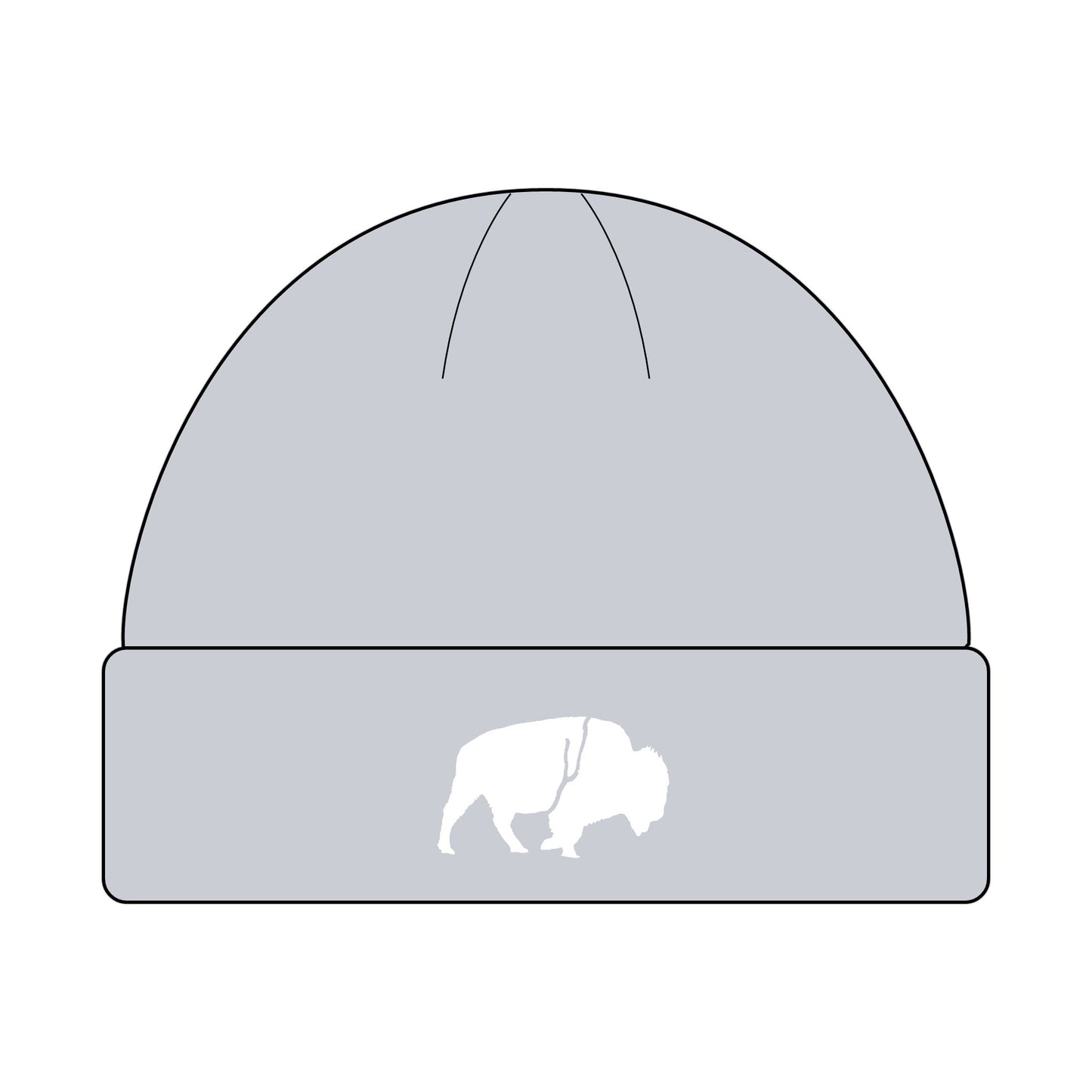 QKA Standing Buffalo Cuff Beanie