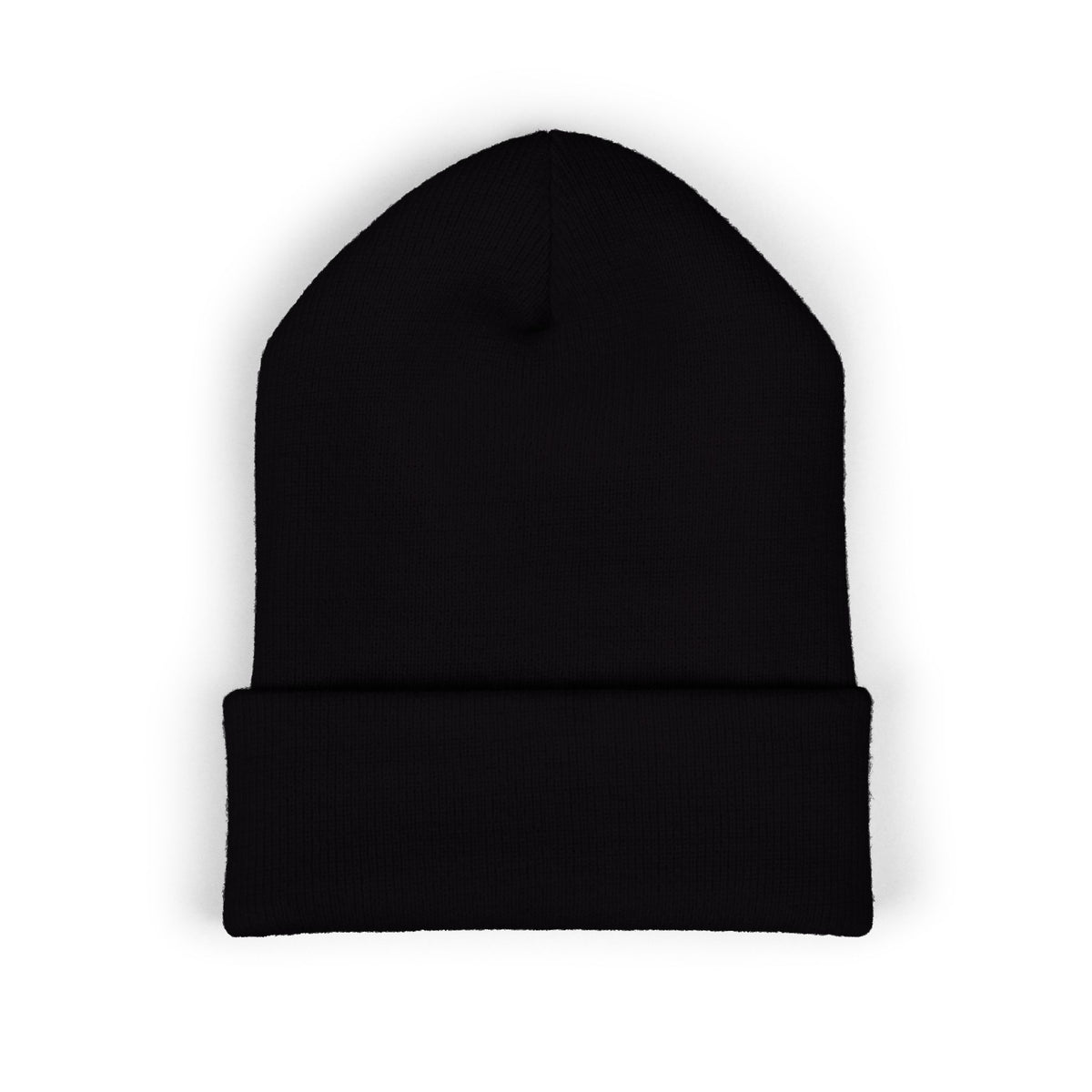 QKA White Standing Buffalo Embroidered Beanie