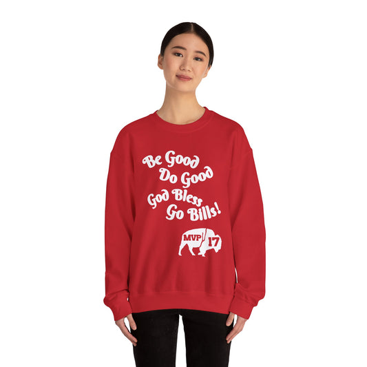 MVP 17 Be Good. Do Good. Crewneck Sweatshirt