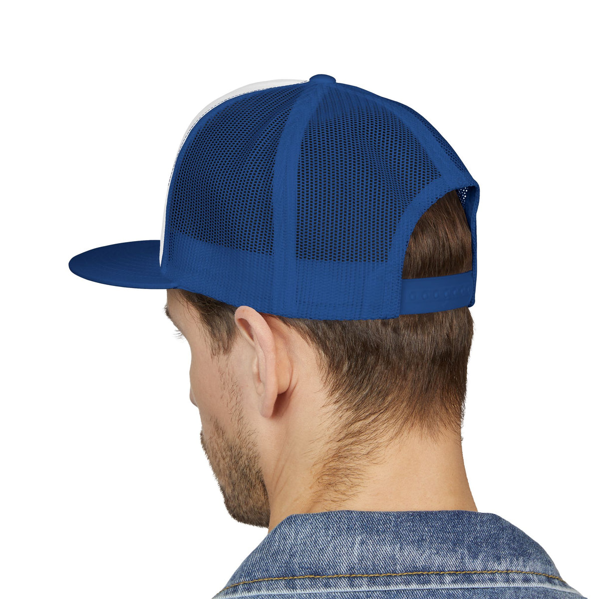 QKA Bills Backers Red Glitter Standing Buffalo Trucker Cap