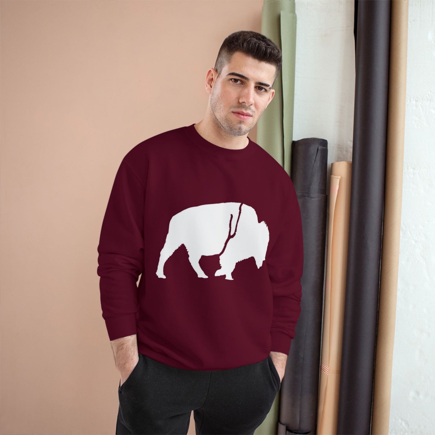 Standing Buffalo Winter Sweatshirt