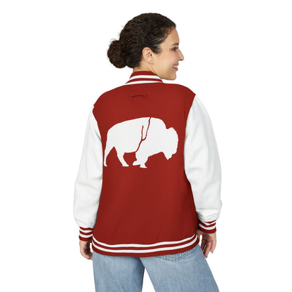 Standing Buffalo Letterman Jacket