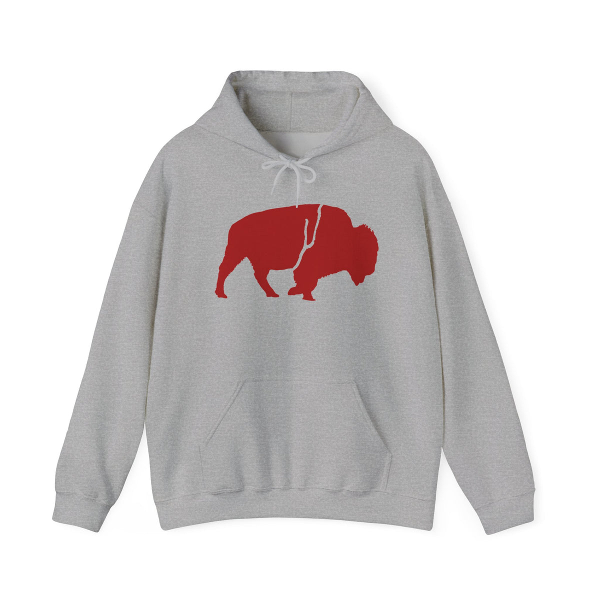 QKA Bills Backers Standing Buffalo Hoodie