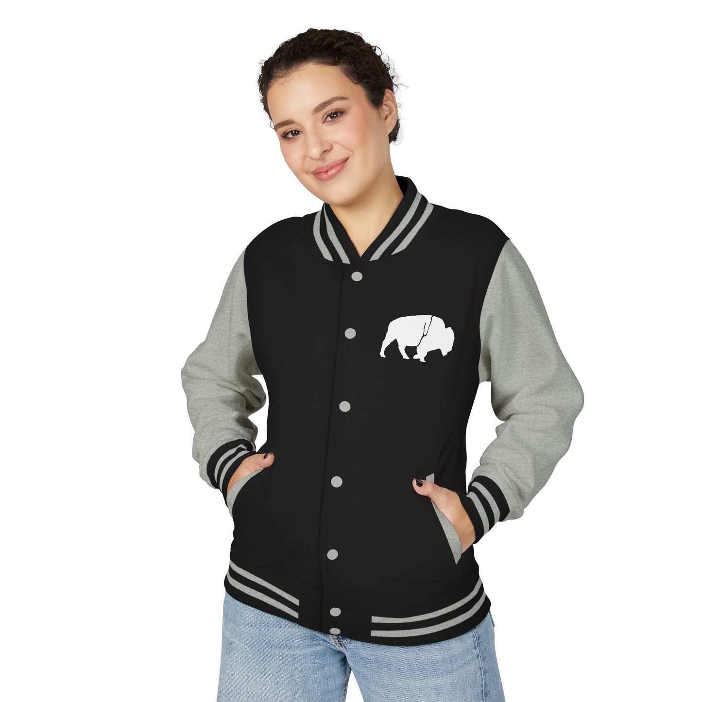 Standing Buffalo Letterman Jacket