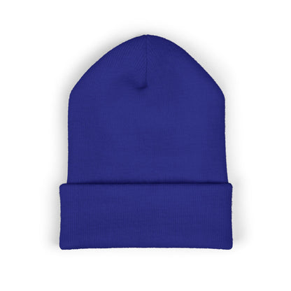 QKA Red Standing Buffalo Embroidered Beanie