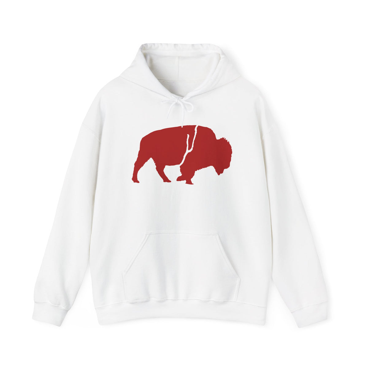 QKA Bills Backers Standing Buffalo Hoodie