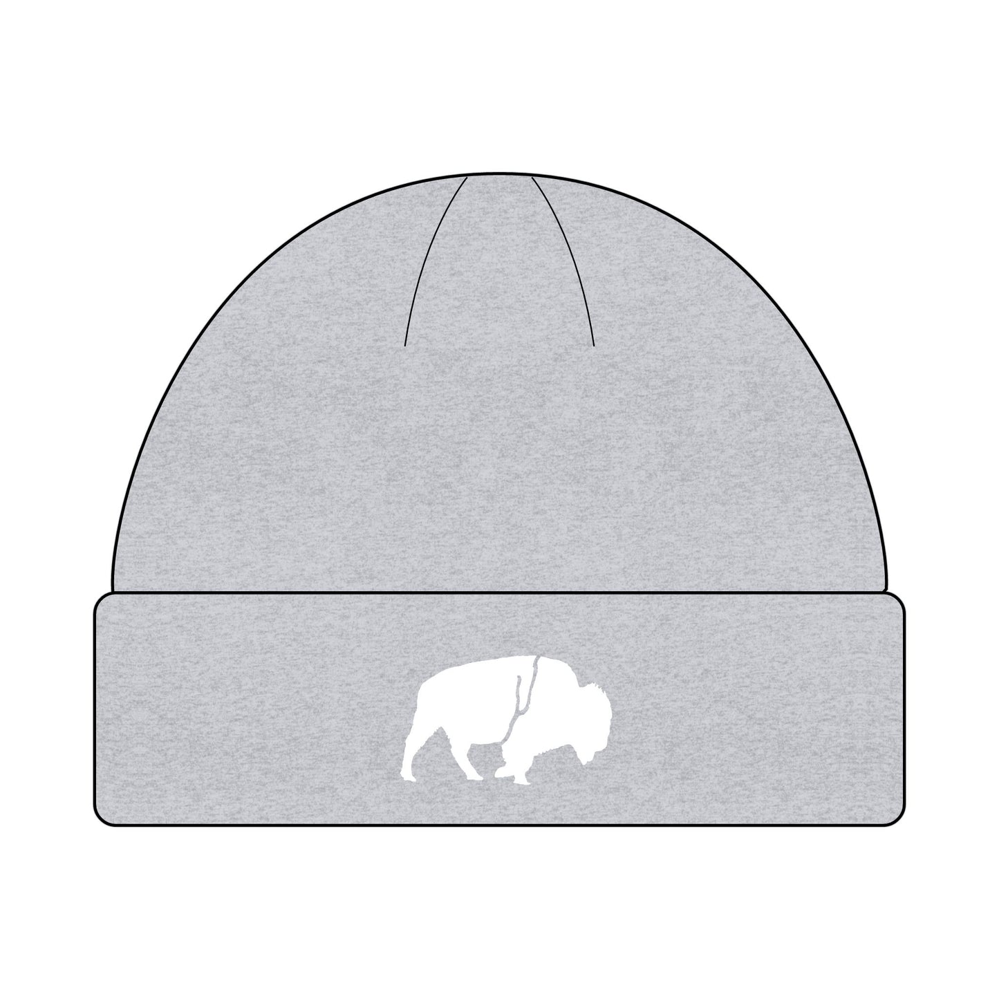 QKA Standing Buffalo Cuff Beanie