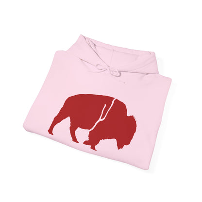 QKA Bills Backers Standing Buffalo Hoodie