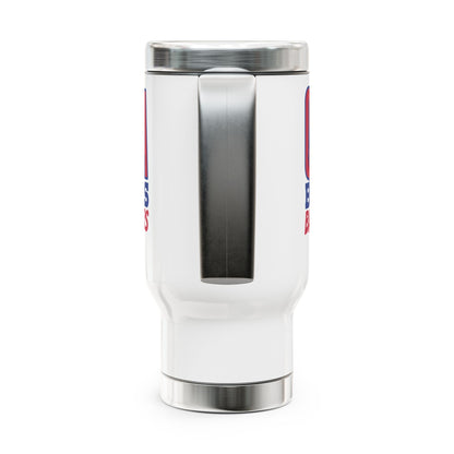 Stainless Steel Travel Mug with Handle, 14oz