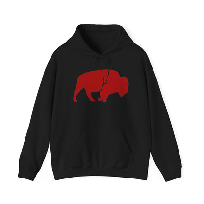 QKA Bills Backers Standing Buffalo Hoodie