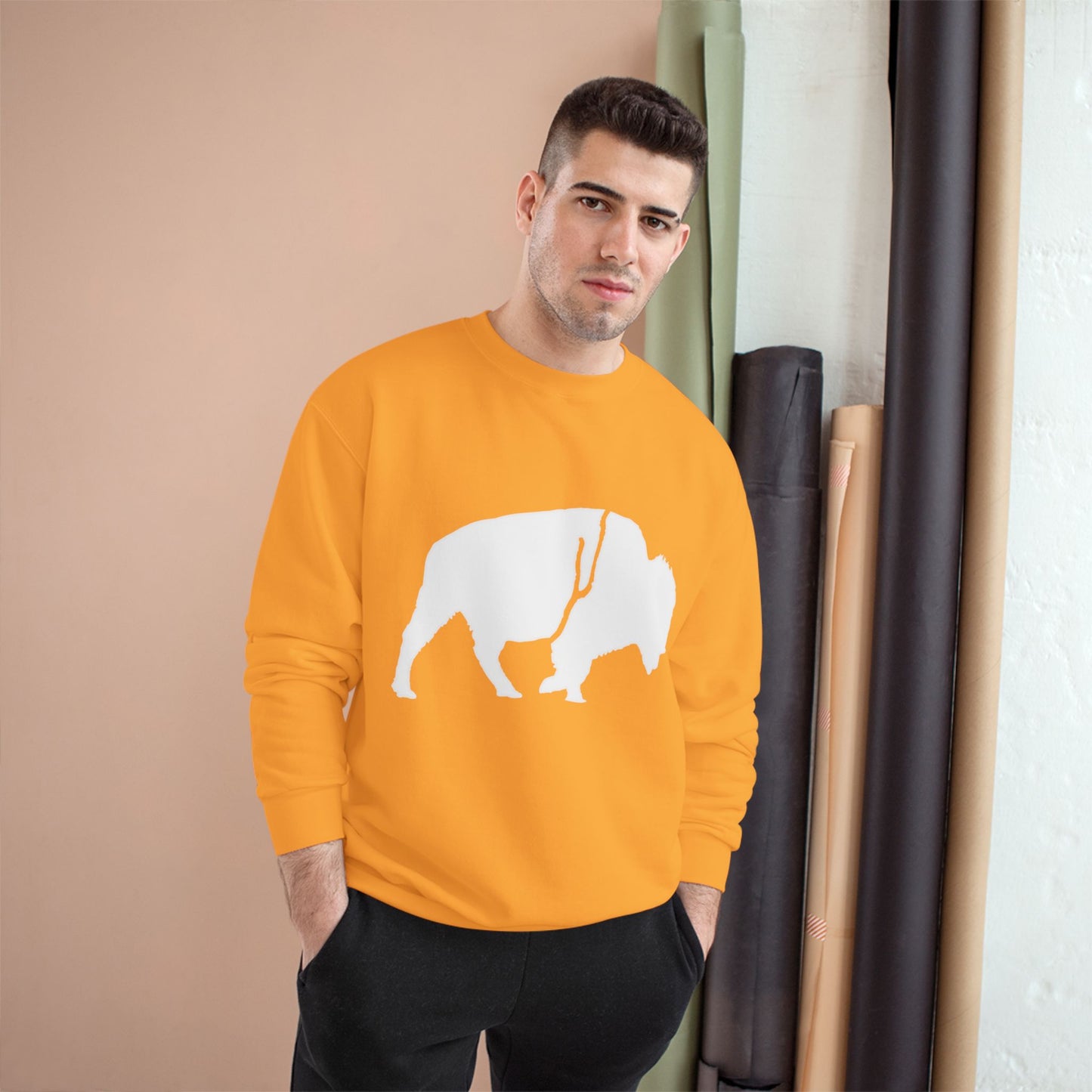 Standing Buffalo Winter Sweatshirt