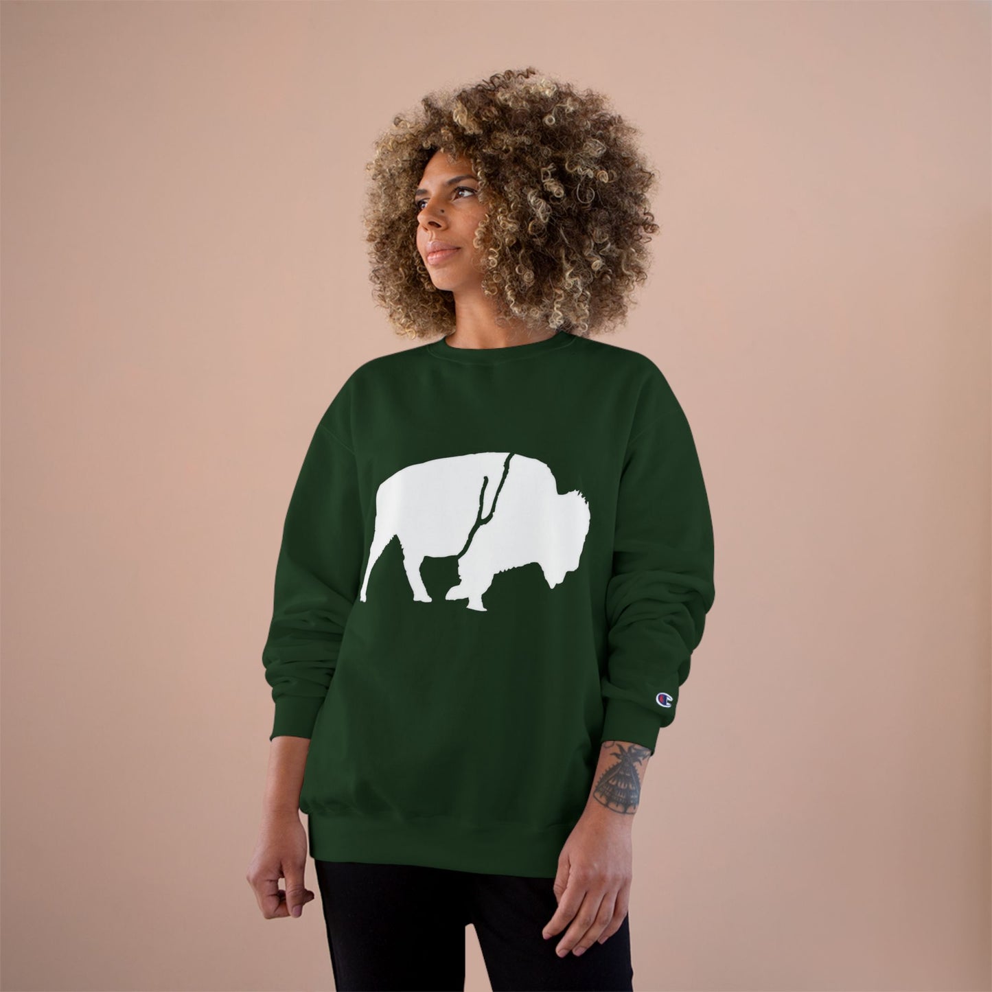Standing Buffalo Winter Sweatshirt