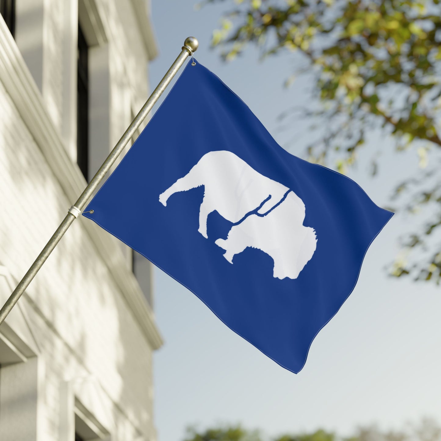 Standing Buffalo Double-Sided Flag