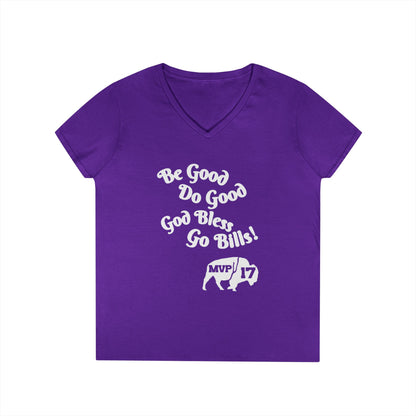 MVP 17 Be Good. Do Good. V-Neck Tee