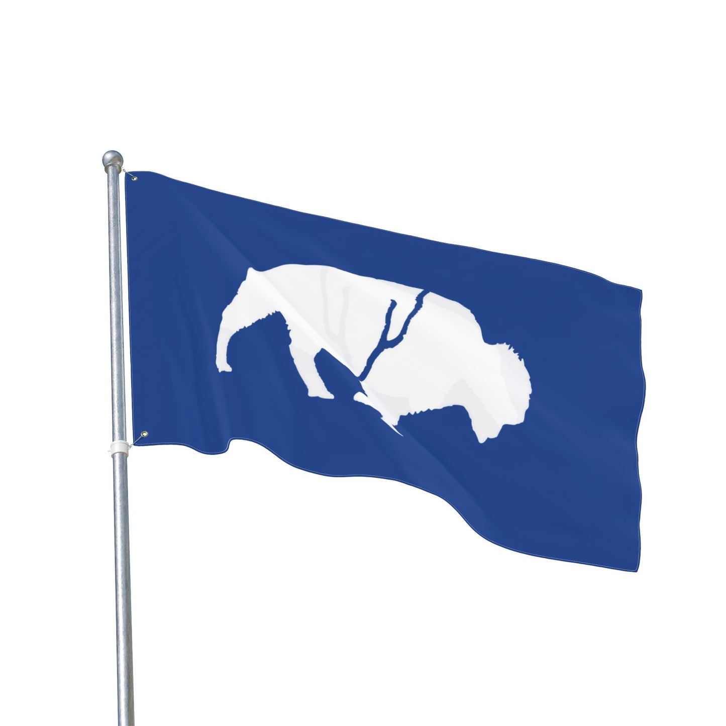 Standing Buffalo Double-Sided Flag