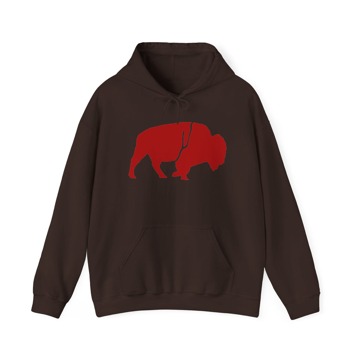 QKA Bills Backers Standing Buffalo Hoodie