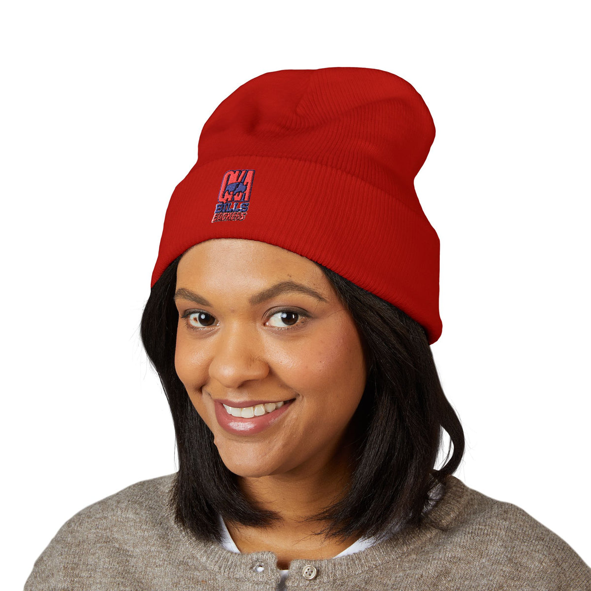QKA Bills Backers Logo Embroidered Beanie