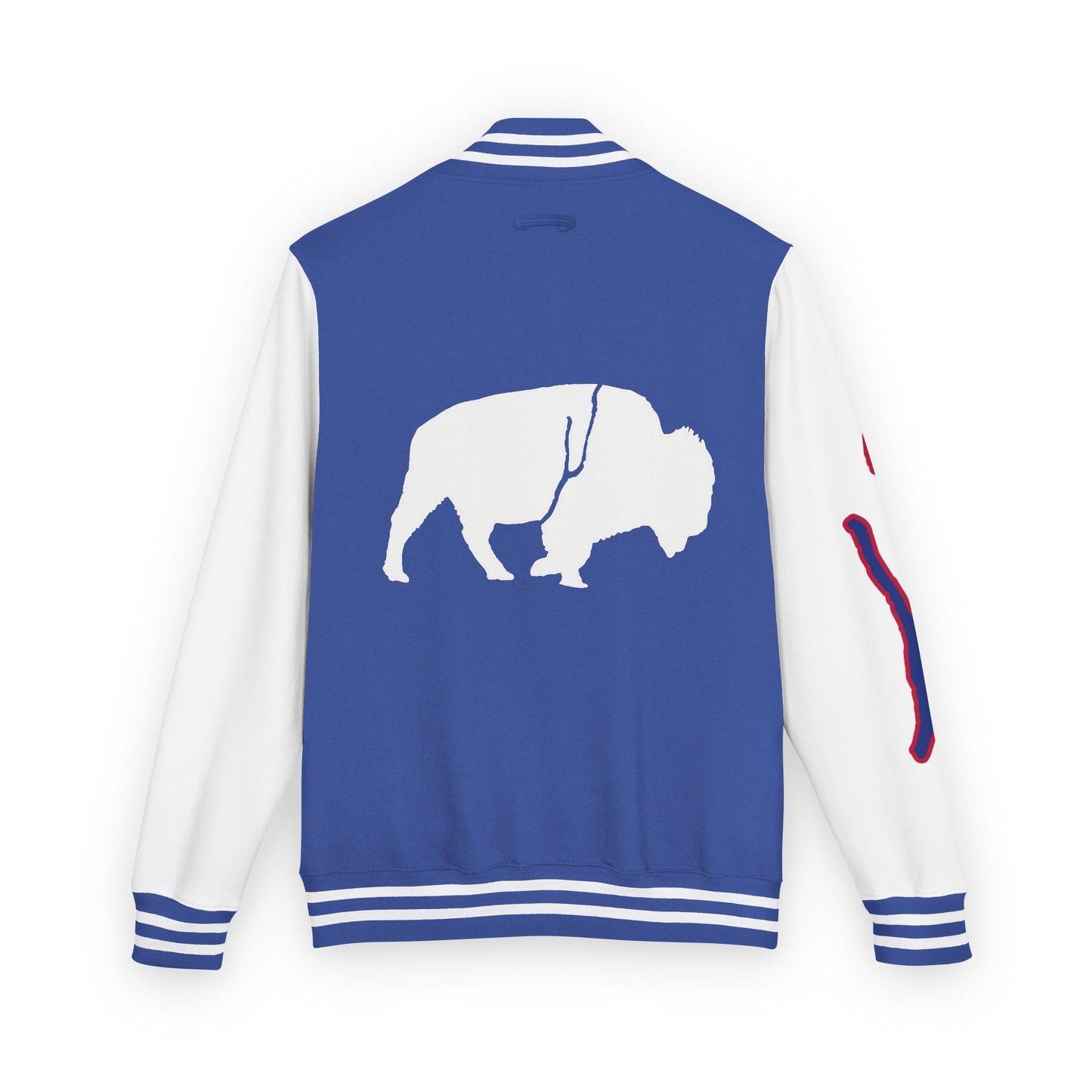 QKA Lake Standing Buffalo Letterman Jacket