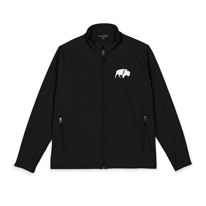 QKA Standing Buffalo Embroidered Soft Shell Jacket