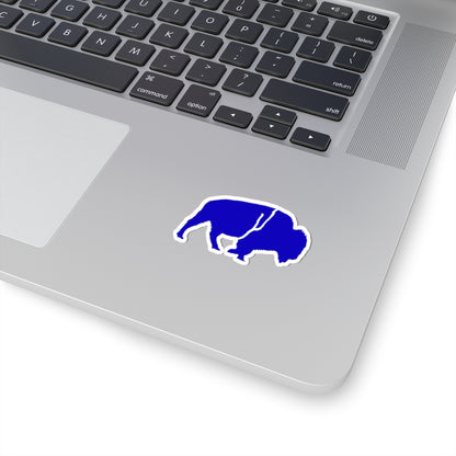 QKA Bills Backers Standing Buffalo Kiss-Cut Stickers