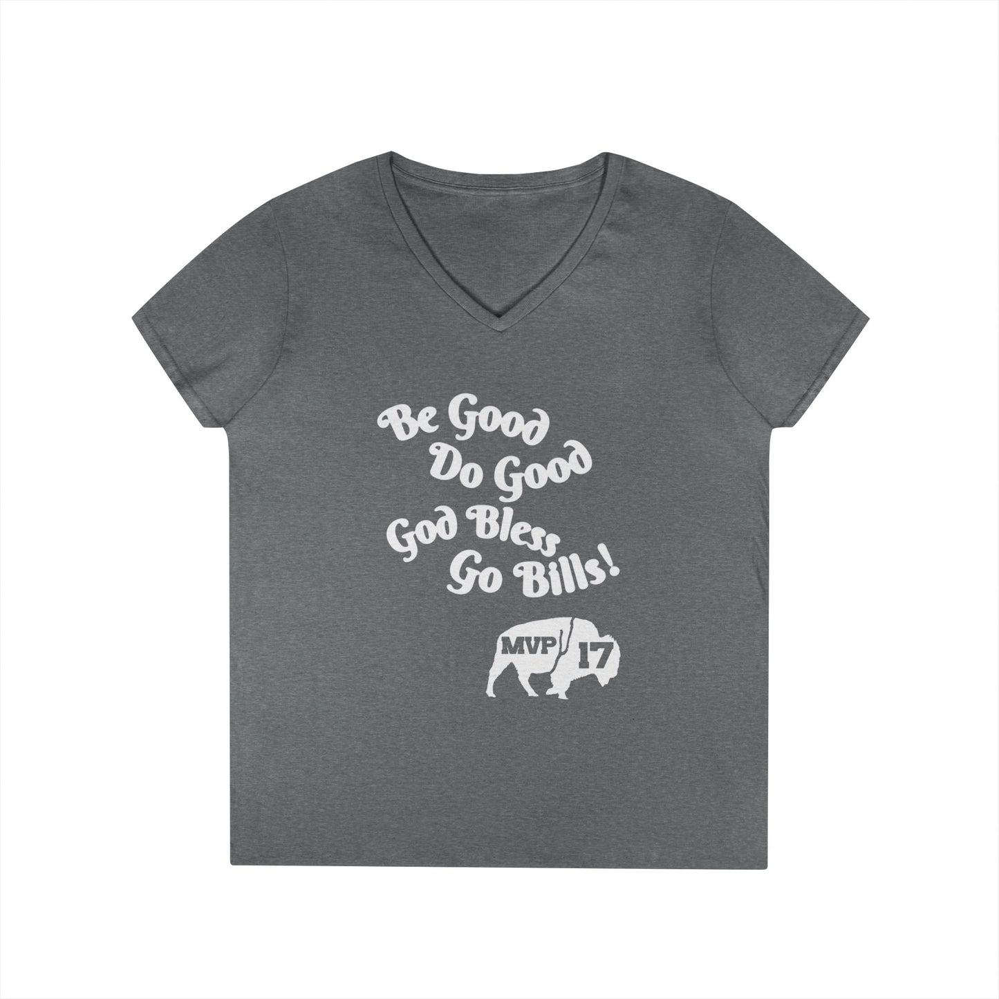 MVP 17 Be Good. Do Good. V-Neck Tee
