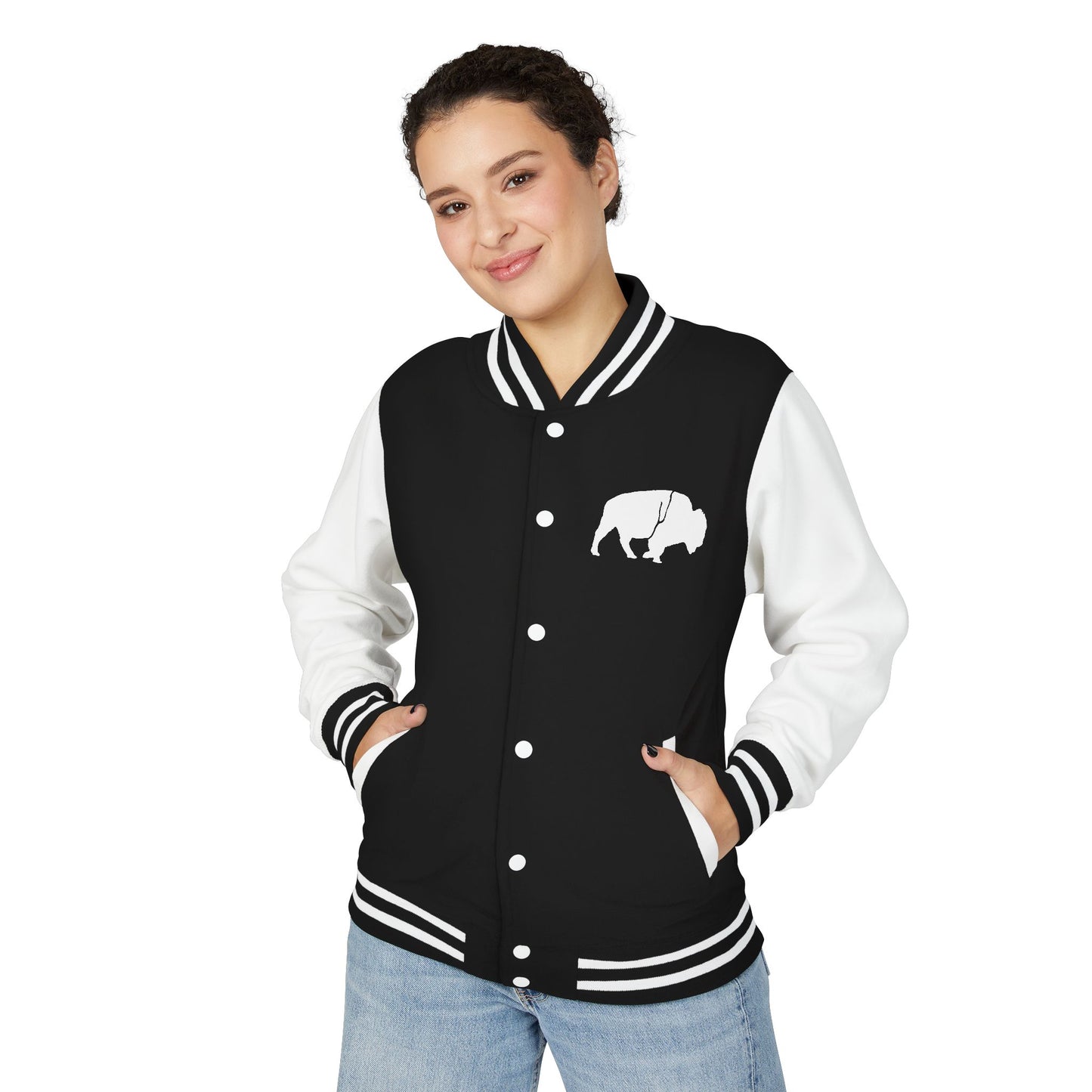 Standing Buffalo Letterman Jacket