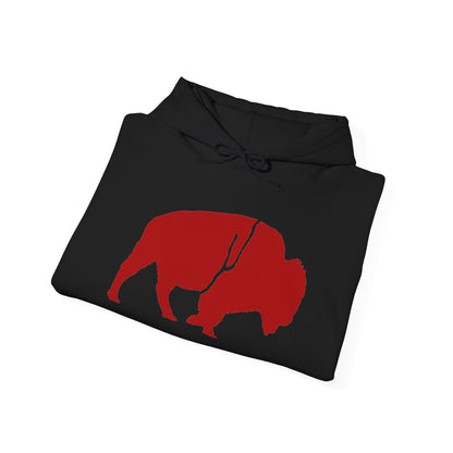 QKA Bills Backers Standing Buffalo Hoodie