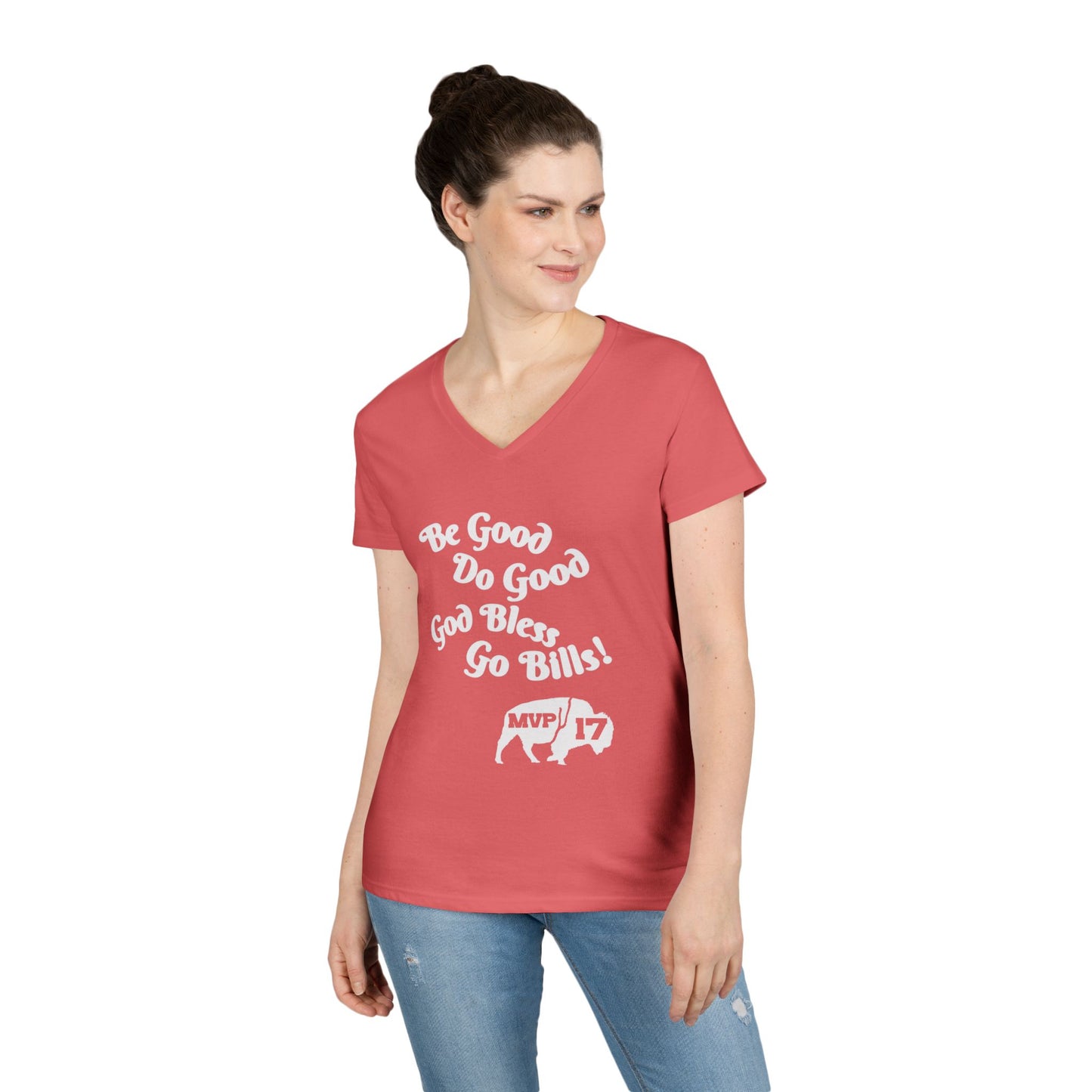 MVP 17 Be Good. Do Good. V-Neck Tee